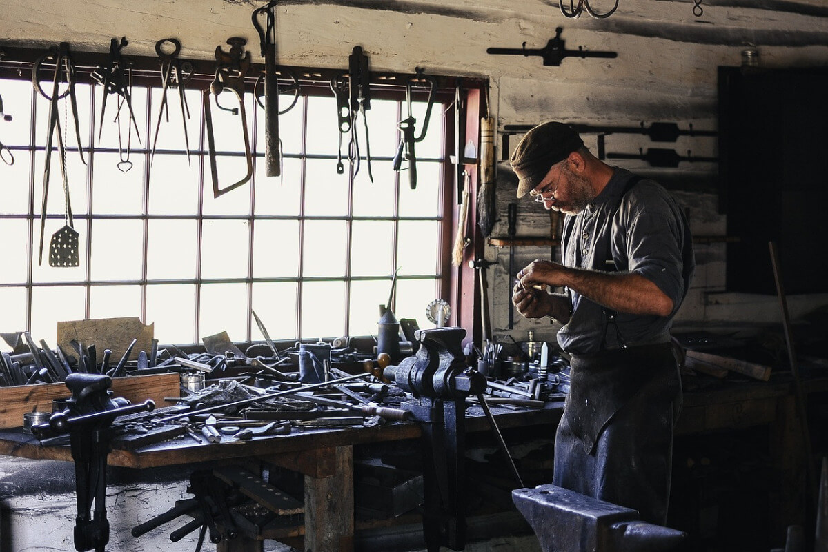 di lavorare
